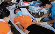 197 đơn vị máu thu được tại ngày hội Hiến máu nhân đạo lần thứ 22
